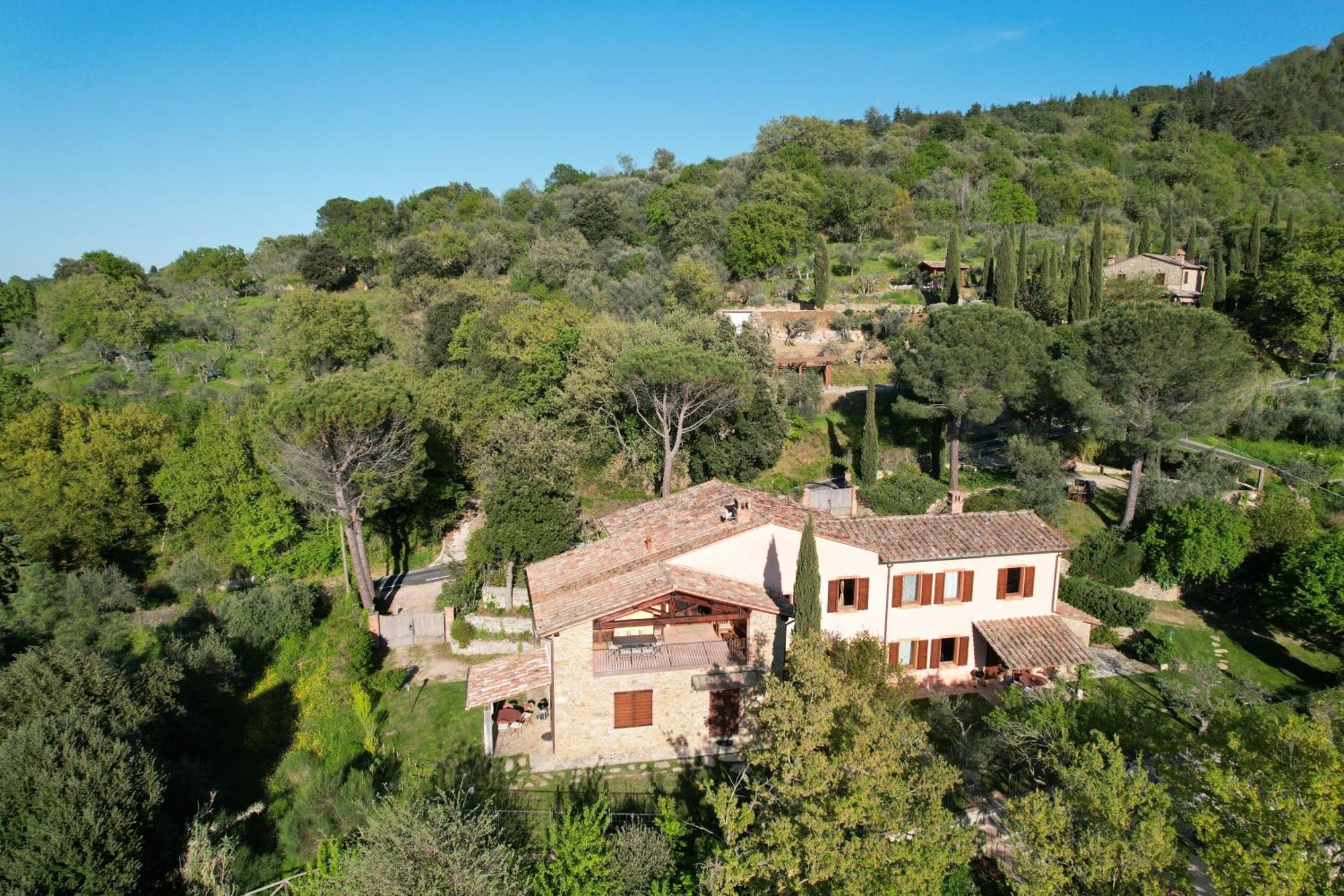 Tartagli Luxury Villa With Pool - A Fontanaro Property Paciano Екстериор снимка